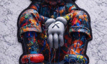 Kaws Single Multicolor Rug