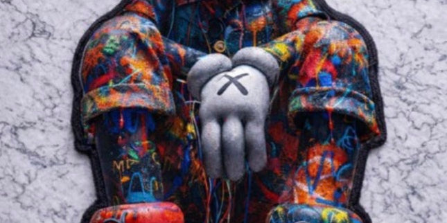 Kaws Single Multicolor Rug