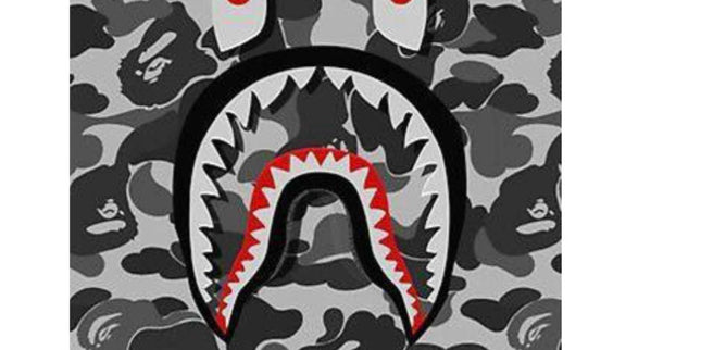 Bape Camo Black Rug