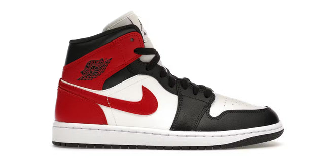 Jordan 1 Mid Gym Red Off Noir W