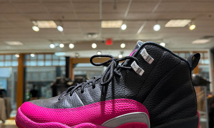Jordan 12 Black Deadly Pink GS Pre Owned