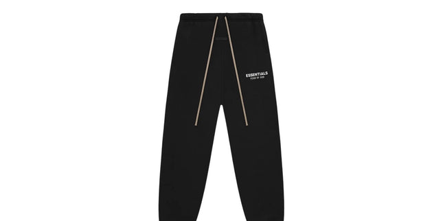 Essentials Black Fleece Sweatpants