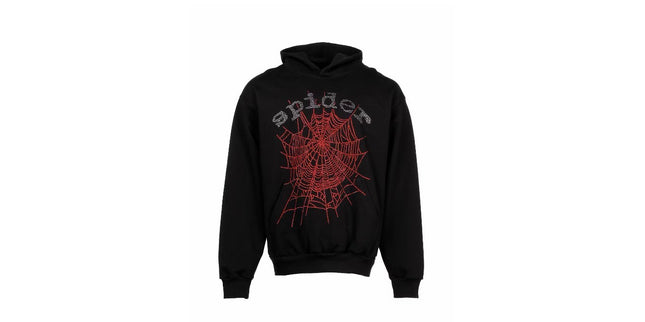 Sp5der Rhinestone Black