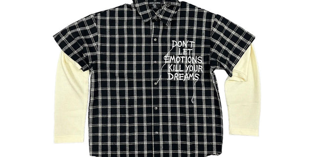 Mixed Emotion Black Dreams Flannel