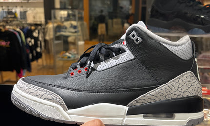 Jordan 3 Black Cements (2024) Pre Owned No Box
