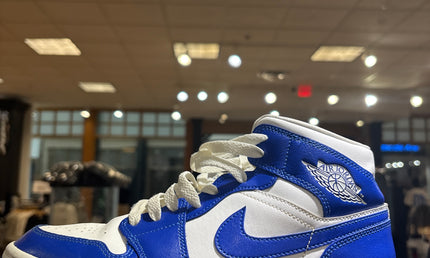 Jordan 1 Mid Kentucky Blue W Pre Owned