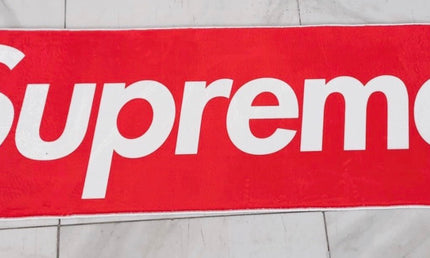 Supreme Banner Red Rug