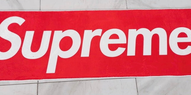 Supreme Banner Red Rug