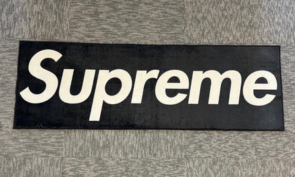 Supreme Banner Black Rug