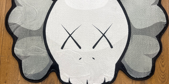 Kaws White Head Rug