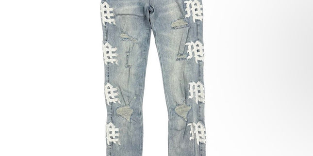 Mixed Emotion Sea Monogram Denim