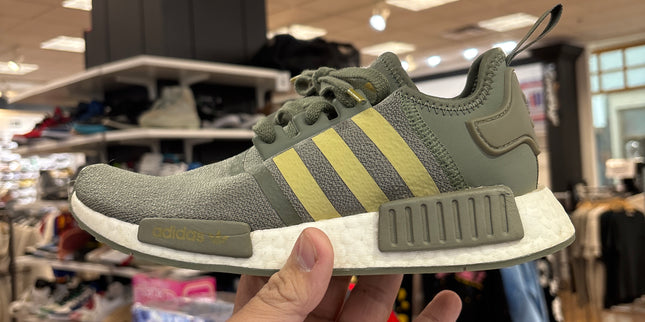 Mens Adidas NMD_R1’ Focus Olive Pre Owned No Box