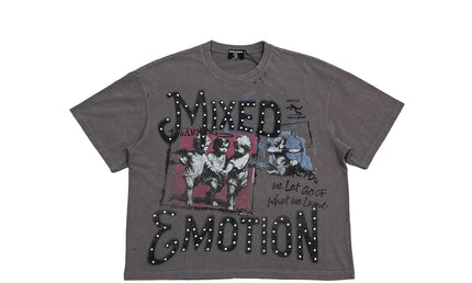 Mixed Emotion Grey Friends Tee
