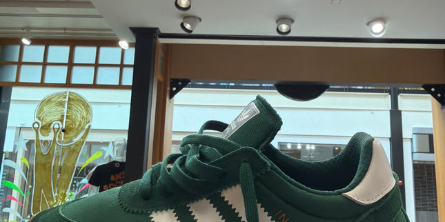 Adidas Iniki Runner Green White Gum Pre Owned