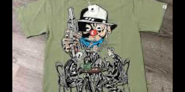 W L clown shirt