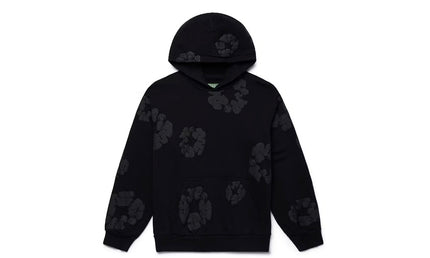Denim Tears Cotton Wreath Hoodie Black Monochrome