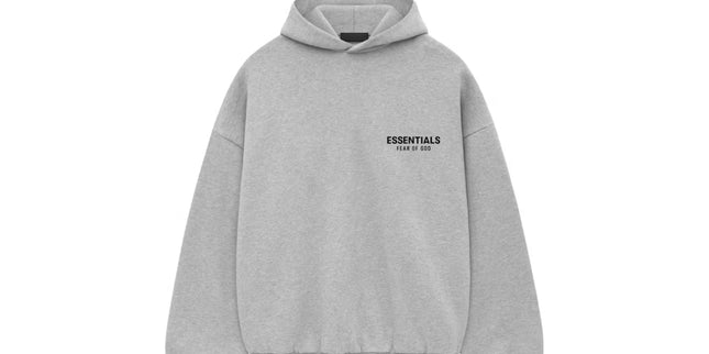 Fear Of God Essentials Light Heather Gray Hoodie
