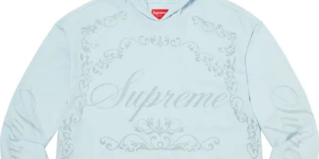 Supreme Hoodie Célebre Light Blue
