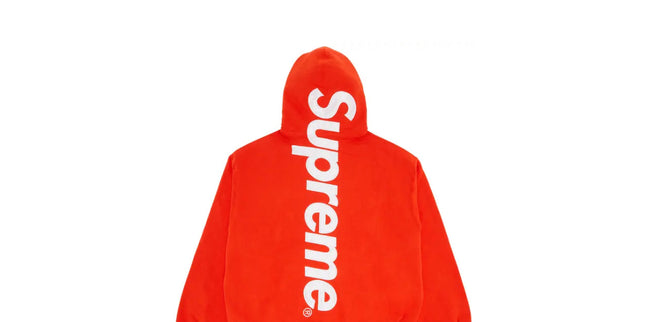 Supreme Satin Applique Hooded Red