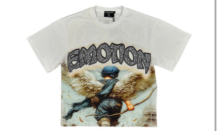 Mixed Emotion White Arch Angel Tee