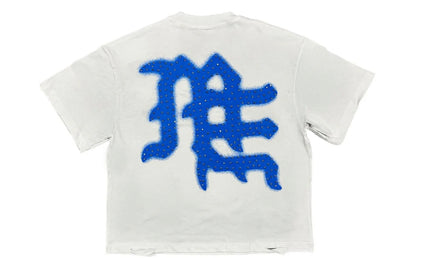 Mixed Emotion Blue End Rhinestone Tee