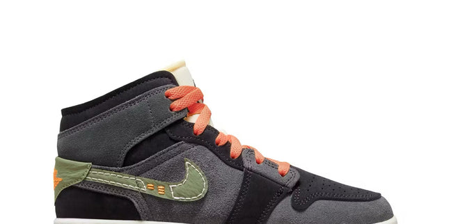 Jordan 1 Mid Se Craft Light Olive Gs
