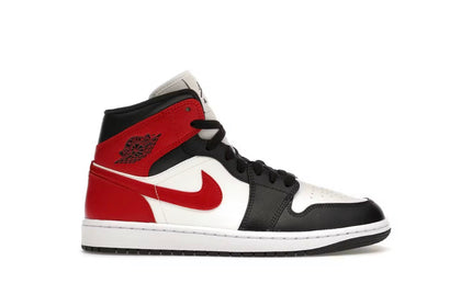 Jordan 1 Mid Gym Red Off Noir No Lid