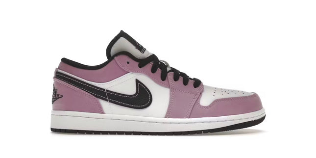 Jordan 1 Low Violet Shock White Black