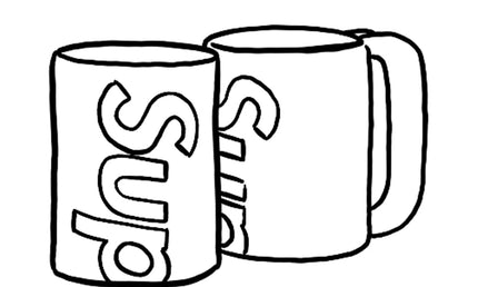 Supreme Heller Mugs set of 2