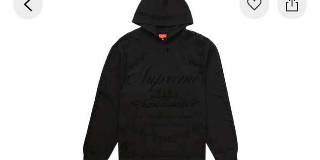 Supreme Hoodie Celebre Black