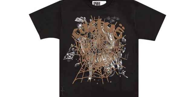 Sp5der X Travis Scott airbrush tee