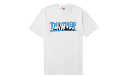 Supreme Tee Thrasher Skyline White