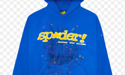 Sp5der Hoodie Blue