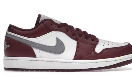 Jordan 1 Low White Bordeaux