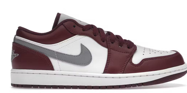 Jordan 1 Low White Bordeaux