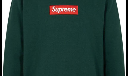 Supreme Crewneck Box Logo Green
