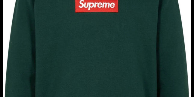 Supreme Crewneck Box Logo Green