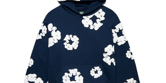 Denim tears the cotton wreath sweatshirt navy