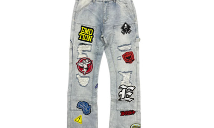 Mixed Emotion Worker Jeans