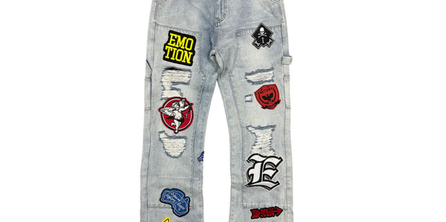 Mixed Emotion Worker Jeans