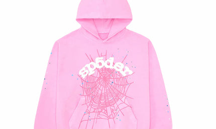 Sp5der  OG web pink Hoodie