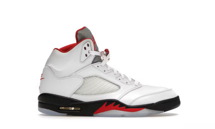 Jordan 5 Fire Red Silver