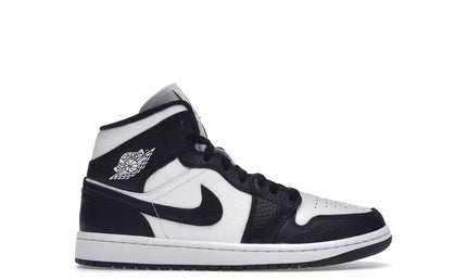 Jordan 1 Mid Black White Split W