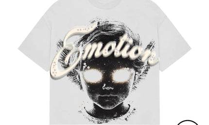 Mixed Emotion White Pearl Cropped Tee