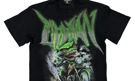 Mixed Emotion Green Motorcycle