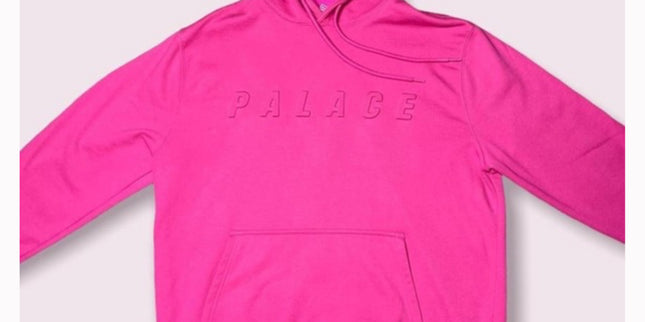Palace hot pink hoodie