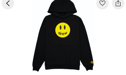 Drew house black hoodie