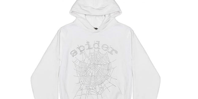 Sp5der Rhinestone logo white