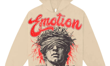 Mixed Emotion Cream Blinded Hoodie