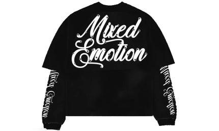 Mixed Emotion Black Blur Thermal Long Sleeve